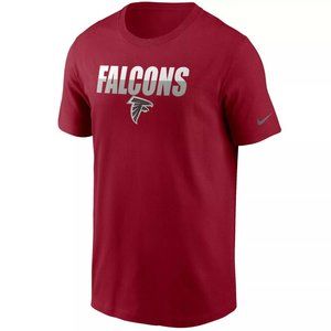 Atlanta Falcons Men's Nike Red Split Name Tee
